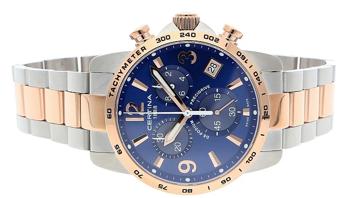 Certina DS Podium Chrono Precidrive Rose Gold PVD C034.417.22.047.00