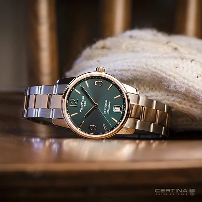 Certina DS Podium Lady Quartz Precidrive Rose Gold PVD C034.210.22.097.00