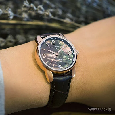 Certina DS Podium Lady Quartz Precidrive Rose Gold PVD C034.210.36.127.00