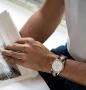  Zdjęcie 3 Certina DS Powermatic 80 Rose Gold PVD White Dial NATO Strap C038.407.38.037.00