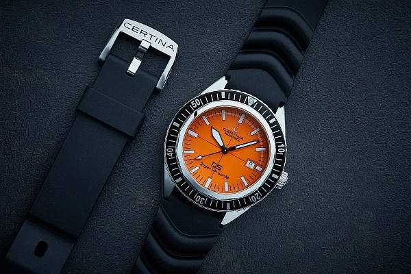 Certina DS Super PH500M Powermatic 80 Orange Diver C037.407.17.280.10