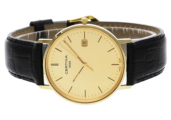 Certina Priska Gent 18k Gold C901.410.16.021.00