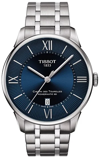 Tissot Chemin des Tourelles Automatic Blue Dial T0994071104800