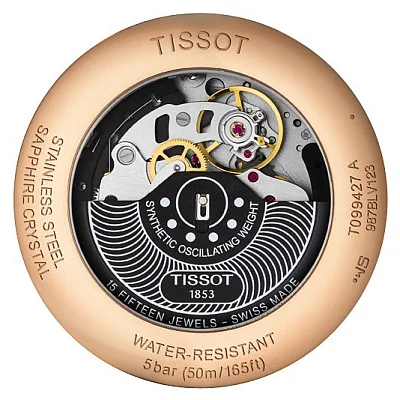 Tissot Chemin des Tourelles Automatic Chrono PVD T099.427.36.038.00