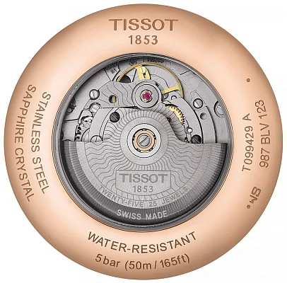 Tissot Chemin des Tourelles Automatic GMT Rose Gold PVD T099.429.36.038.00