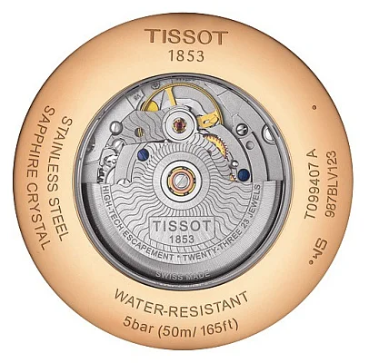 Tissot Chemin des Tourelles Automatic PVD T099.407.36.447.00
