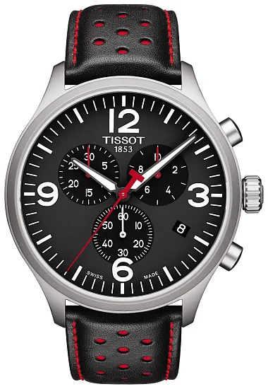 Tissot Chrono XL Black Strap Black Dial T1166171605702