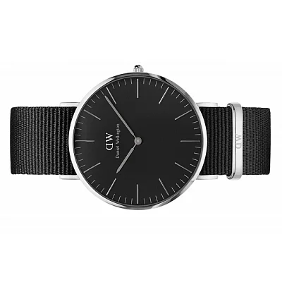 Daniel Wellington Classic Black Cornwall Silver Steel DW00100149