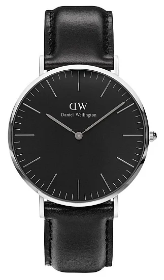 Daniel Wellington Classic Black Sheffield Silver Steel DW00100133