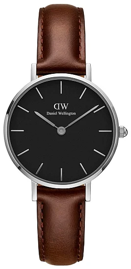 Daniel Wellington Classic Petite Black Bristol Silver DW00100233