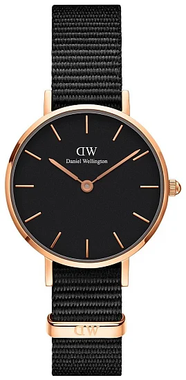 Daniel Wellington Classic Petite Black Cornwall Rose Gold DW00100247