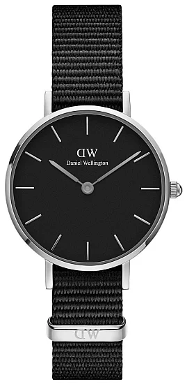 Daniel Wellington Classic Petite Black Cornwall Silver DW00100248
