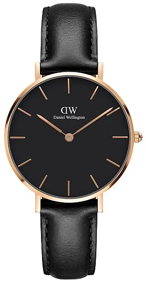 Daniel Wellington Classic Petite Black Sheffield Rose Gold DW00100168