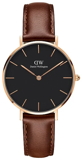 Daniel Wellington Classic Petite Black St Maves Rose Gold DW00100169