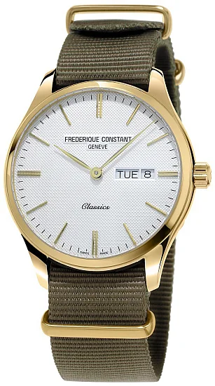 Frederique Constant Classics Quartz NATO Leather Set FC-225ST5B5