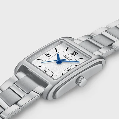 Cluse Anglee White Dial Steel Bracelet CW16602
