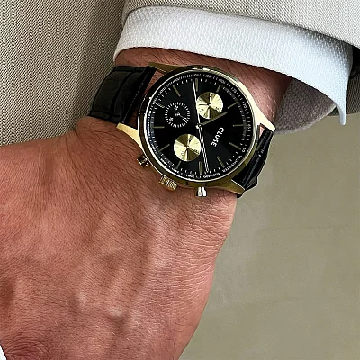 Cluse Antheor Multifunction Black Strap Black & Gold Dial CW21004