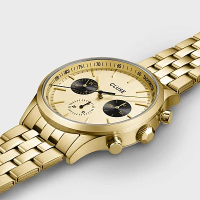 Cluse Antheor Multifunction Full Gold Bracelet CW21006