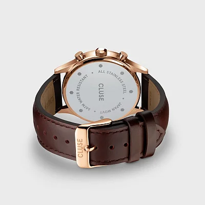 Cluse Antheor Multifunction Rose Gold Deep Blue Dial CW21009