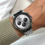  Zdjęcie 2 Cluse Antheor Multifunction Silver Bracelet Silver Panda Dial CW21007