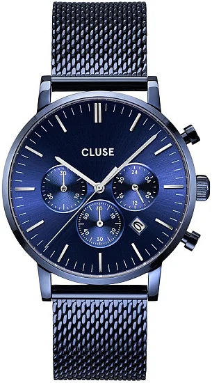 Cluse Aravis Chrono Mesh Full Blue CW21001