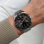  Zdjęcie 2 Cluse Aravis Dual Timer Steel Bracelet Black Dial CW25603