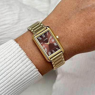 Cluse Belissena Gold Bracelet Mocha Dial CW15010