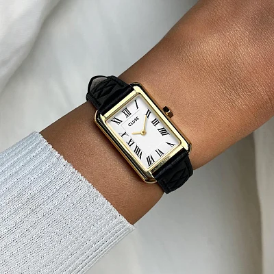 Cluse Belissena Leather White Dial CW15005