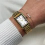  Zdjęcie 2 Cluse Belissena Yellow Gold White Dial and Golden Bracelet Set CG15001