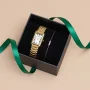 Zdjęcie 7 Cluse Belissena Yellow Gold White Dial and Golden Bracelet Set CG15001