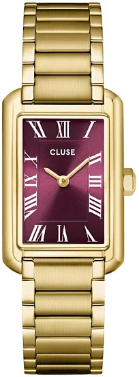 Cluse Belissena Yellow Gold Wine Dial CW15004