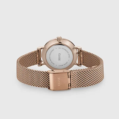 Cluse Boho Chic Petite Mesh Rose Gold White CW0101211003