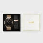  Zdjęcie 5 Cluse Boho Chic Rose Gold Mesh & Black Leather Gift Box Set CG10106