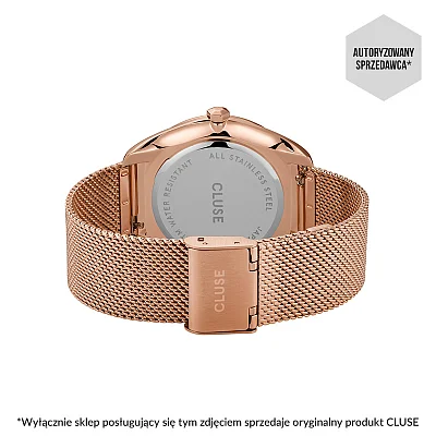 Cluse Feroce Mesh Rose Gold White Dial CW0101212002
