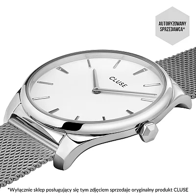 Cluse Feroce Mesh Silver White Dial CW0101212001