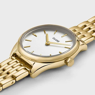 Cluse Feroce Mini Gold White Dial CW11705