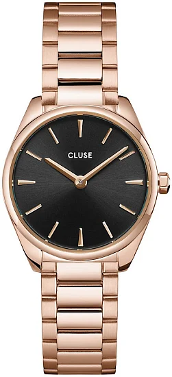 Cluse Feroce Mini Rose Gold Black Dial CW11703