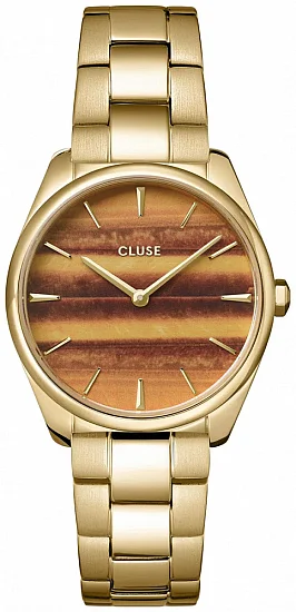 Cluse Feroce Petite Gold Tiger's Eye Dial CW11218