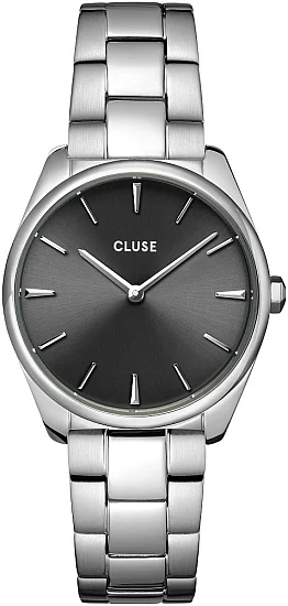 Cluse Feroce Petite Silver Dark Grey Dial CW11202