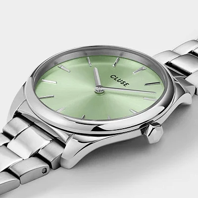 Cluse Feroce Petite Steel Light-Green Dial CW11215
