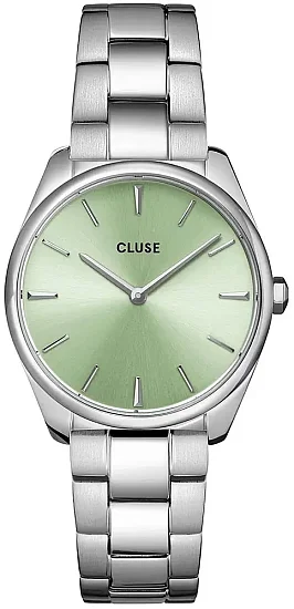 Cluse Feroce Petite Steel Light-Green Dial CW11215