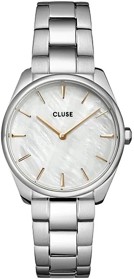 Cluse Feroce Petite Silver White Pearl Dial CW11211