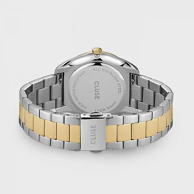 Cluse Feroce Yellow Gold Bicolour Gold Dial and Chain Bracelet Set CG11101