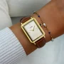 Zdjęcie 2 Cluse Fluette Gold Brown Leather Strap White Dial CW11515