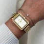  Zdjęcie 2 Cluse Fluette Gold Champagne Dial and Chain Bracelet Set CG11508