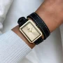  Zdjęcie 2 Cluse Fluette Gold Double Black Strap Gold Dial CW11517