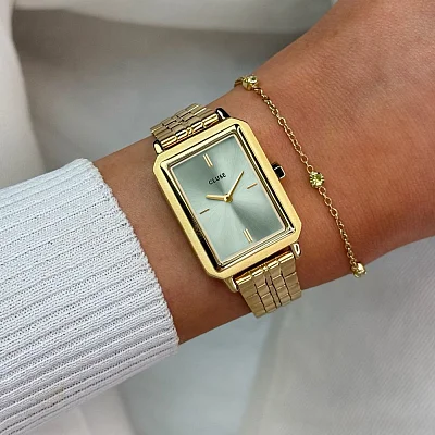 Cluse Fluette Gold Green Dial CW11514