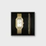  Zdjęcie 8 Cluse Fluette Gold Mesh Black Dial & Gold Double Bracelet Set CG11505