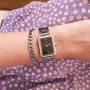  Zdjęcie 6 Cluse Fluette Silver Black Dial CW11501
