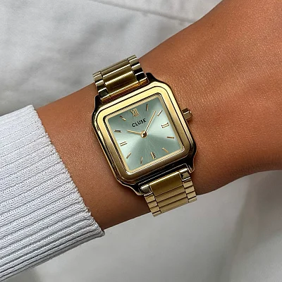 Cluse Gracieuse Gold Bracelet Blue Green CW11909